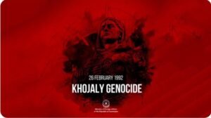 آذربائیجان نے خونچکاں واقعے "خو جالی قتل عام" کی 33ویں برسی منائی