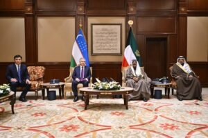 ازبکستان کے صدر شیوکت مرزیایف اور کویت کے امیر شیخ مشعل الصباح کے درمیان تاریخی ملاقات، دوطرفہ تعلقات کو مزید مستحکم کرنے کی خواہش کا اظہار