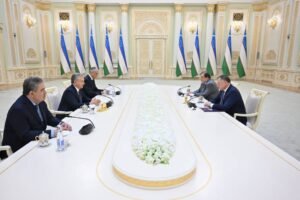 ازبکستان کے صدر شوکت مرزییوف سے روسی نائب وزیر اعظم کی قیادت میں وفد کی ملاقات