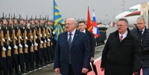 لوکاشینکو سرکاری دورے پر روس پہنچے