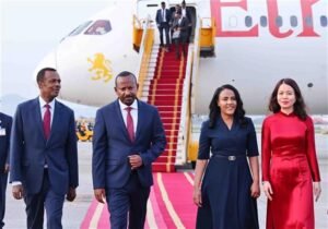 ایتھوپیا کے وزیر اعظم ابی احمد علی ویتنام کے سرکاری دورے پر ہنوئی پہنچ گئے