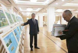 ارکاداغ سٹی کی تعمیر کے دوسرے مرحلے کا آغاز، قربان قلی بردی محمدوف نے ترقیاتی منصوبوں کا جائزہ لیا