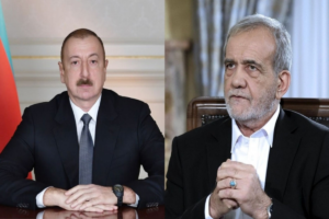 صدر الہام علییف کا صدر مسعود پزشکیان اور ایرانی قوم سے تعزیت کا اظہار
