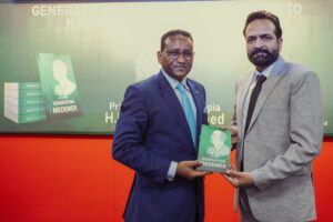 ایتھوپین وزیراعظم کی کتاب "Medemer Generation" نیشنل لائبریری آف پاکستان کے ذخیرے میں شامل