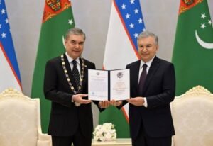 ترکمانستان کے قومی رہنما قربان قُلی بردی محمدوف کو ازبکستان کا اعلیٰ ترین ریاستی اعزاز عطا