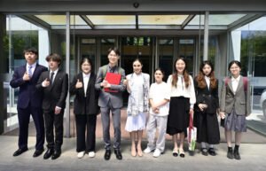 لیلا علییوا کا بیجنگ فارن اسٹڈیز یونیورسٹی کا سرکاری دورہ