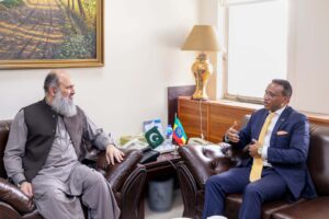 وفاقی وزیر تجارت اور ایتھوپیا کے سفیر کے درمیان اہم ملاقات، پاکستان کے سنگل کنٹری نمائش کے انتظامات کا جائزہ