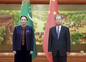 چینی قومی عوامی کانگریس کے چیئرمین سے ترکمانستانی پارلیمانی وفد کی ملاقات