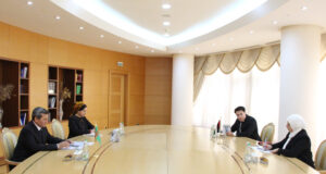 ترکمانستان کے وزیر خارجہ کی فلسطین کی نئی سفیر سے ملاقات، دوطرفہ تعاون کے فروغ پر تبادلہ خیال