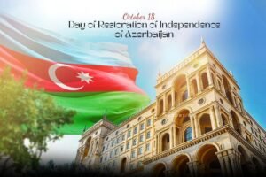 آذربائیجان میں یومِ آزادی کی بحالی — 34ویں سالگرہ ملی جوش و جذبے سے منائی جا رہی ہے