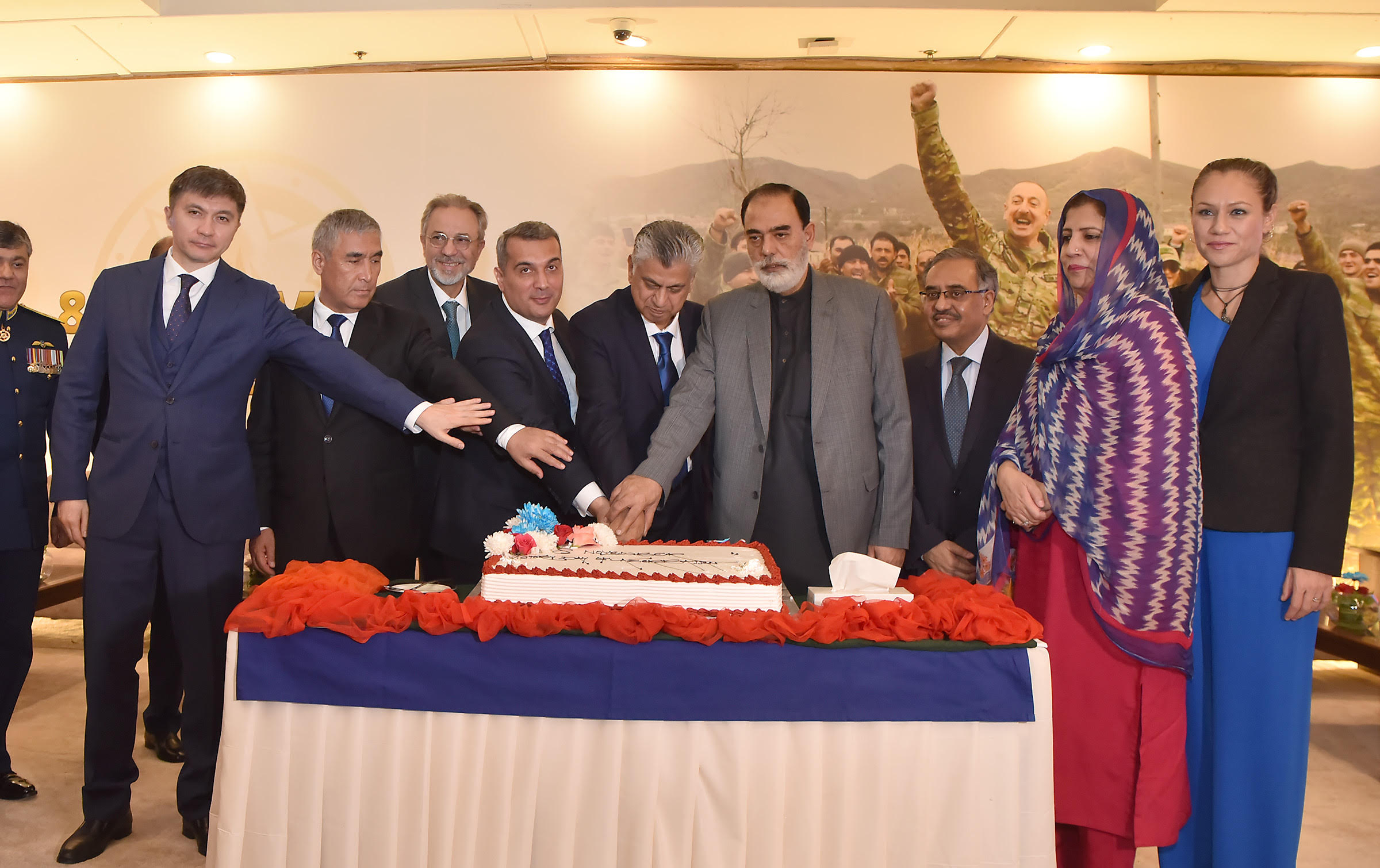 Victory Day of Azerbaijan celebrated in Islamabad 6 Ambassador Khazar Farhadov speech on Victory Day of Azerbaijan