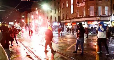 Riots in Dublin after suspected stabbing 1 Riots in Dublin