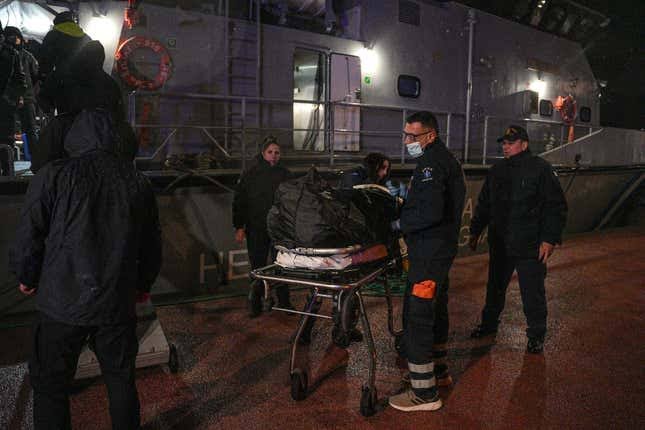 Cargo ship sinks off Greek island, 01 dead, 12 missing 17 Cargo ship sinks off Greek island, 01 dead, 12 missing