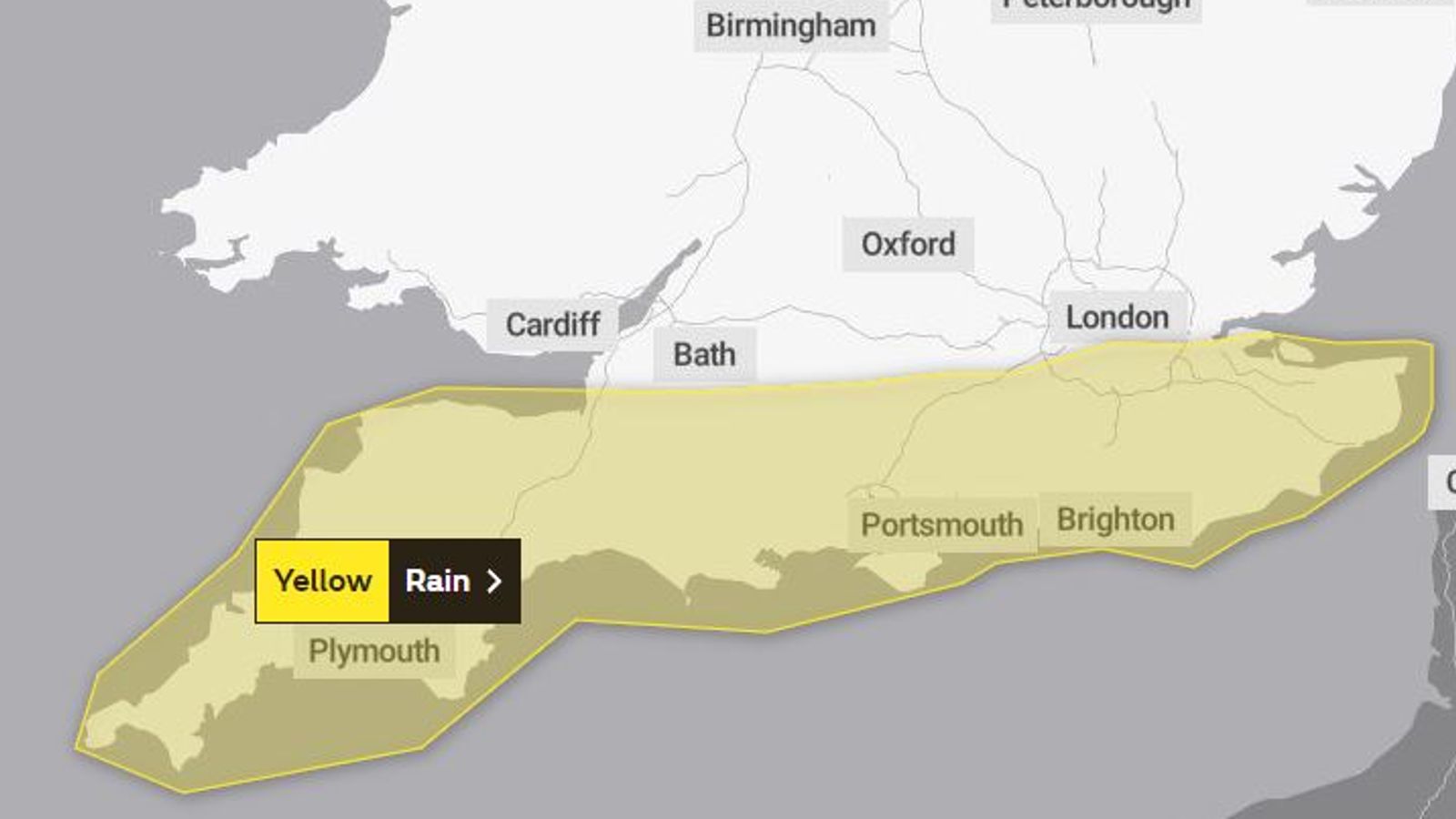 UK authorities issue heavy rain warning 1 UK authorities issue heavy rain warning