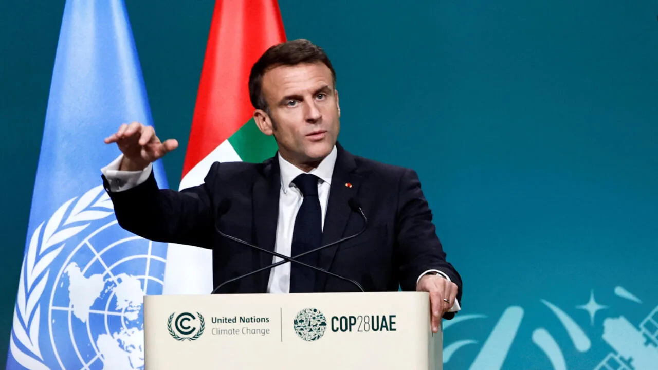 COP28 summit: Macron calls on G7 nations to 'put an end to coal' by 2030