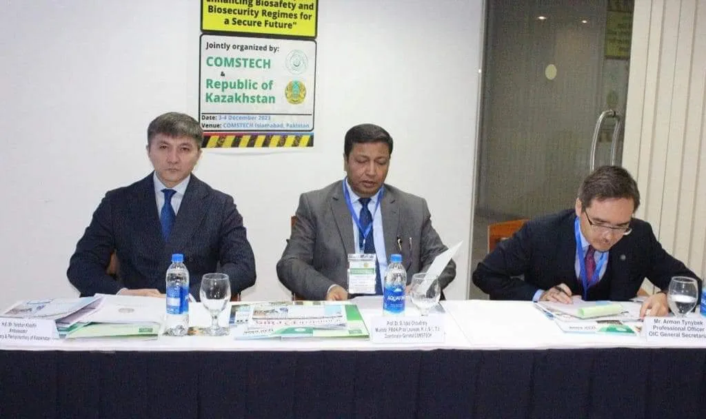 COMSTECH, Kazakhstan Embassy organize a seminar on Biosafety 1 COMSTECH