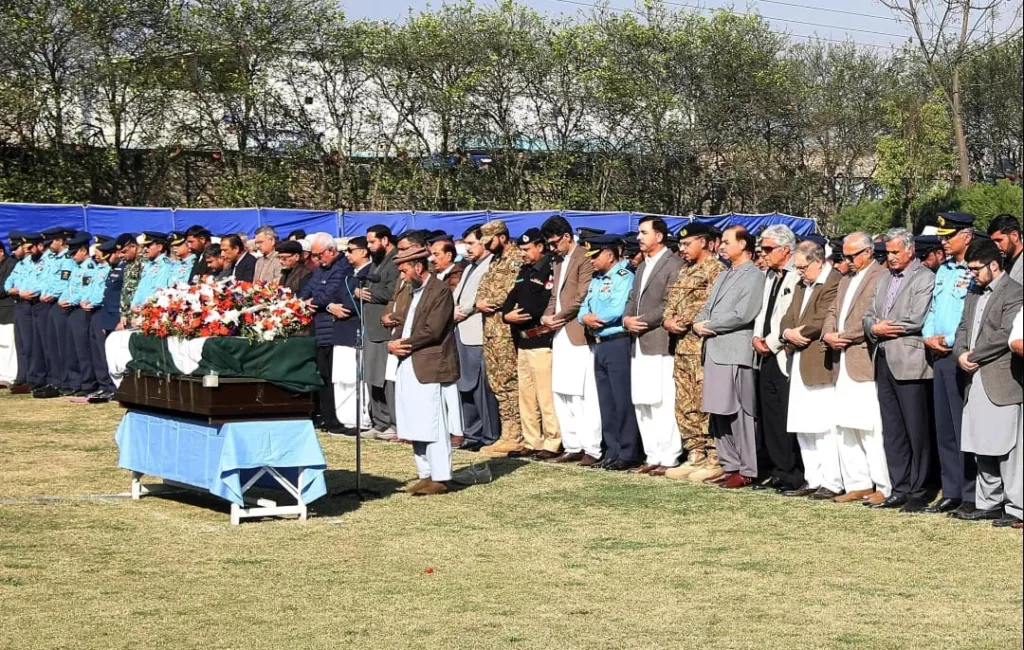 Air Chief Marshal (Retired) Hakimullah Laid to Rest with Full Military Honours 2 IMG 20240224 WA0288