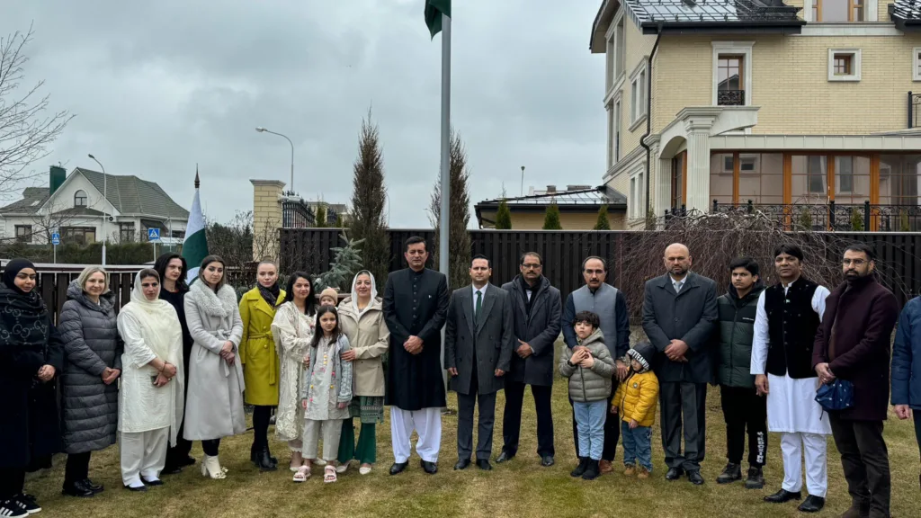 Pakistan Resolution Day Celebrated with Flag Hosting Ceremony in Minsk, Belarus 4 IMG 20240323 WA0294