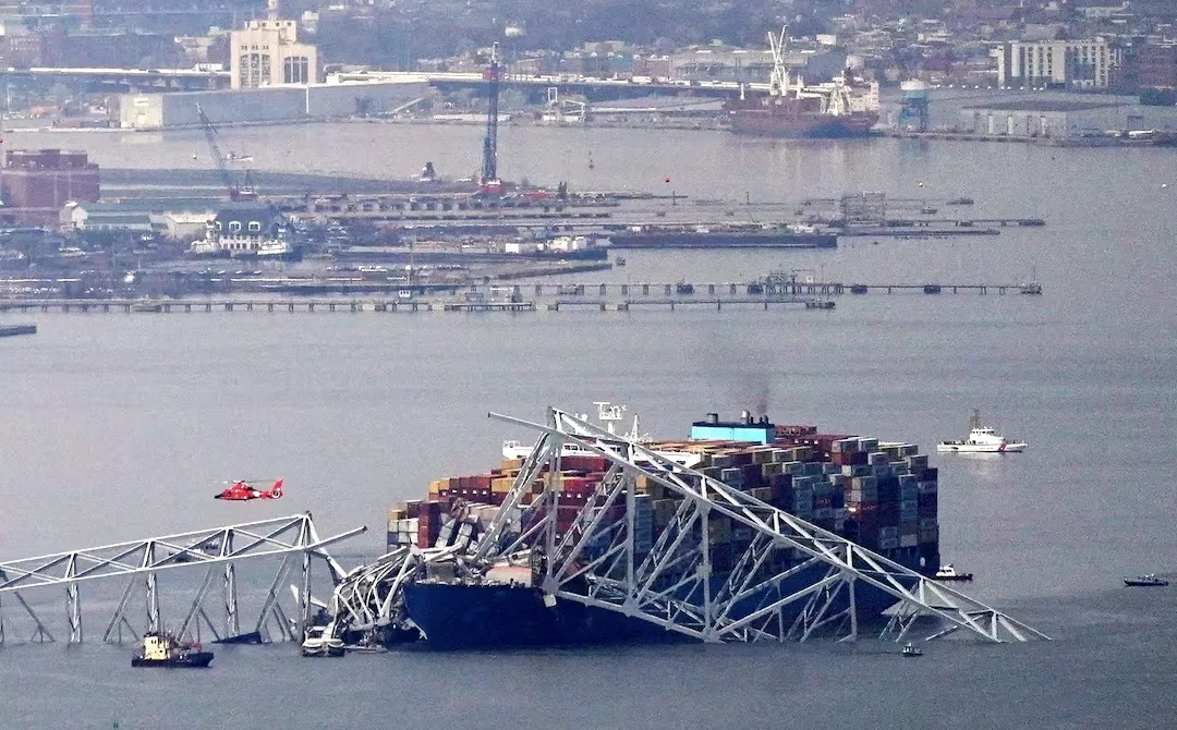 Cargo Ship Collides With Bridge In Baltimore - The Europe Today