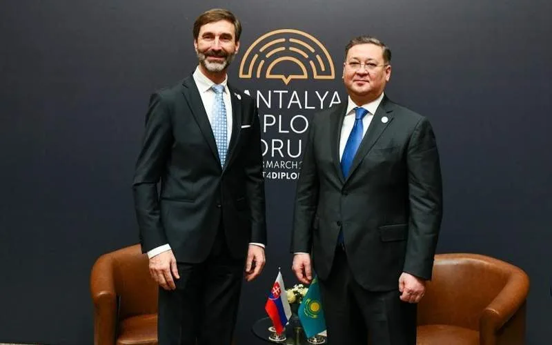 High-Level Diplomatic Talks Between Kazakhstan and Slovakia at Diplomacy Forum in Antalya 1 Diplomacy Forum in Antalya