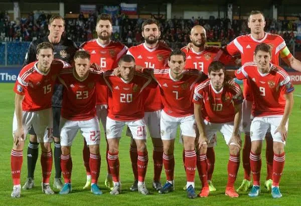 Official Presentation of Russian National Football Team's New Playing Uniform at International Exhibition "Russia" in Moscow