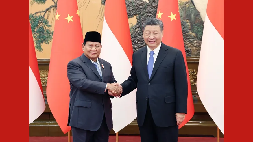 Chinese President Xi Jinping Holds Talks with Newly Elected President of Indonesia Prabowo Subianto 1 Chinese President Xi Jinping