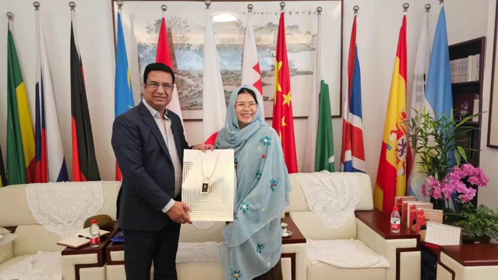 Mr. Khalid Taimur Akram visited Communication University of China at Beijing 7 IMG 20240425 WA0154