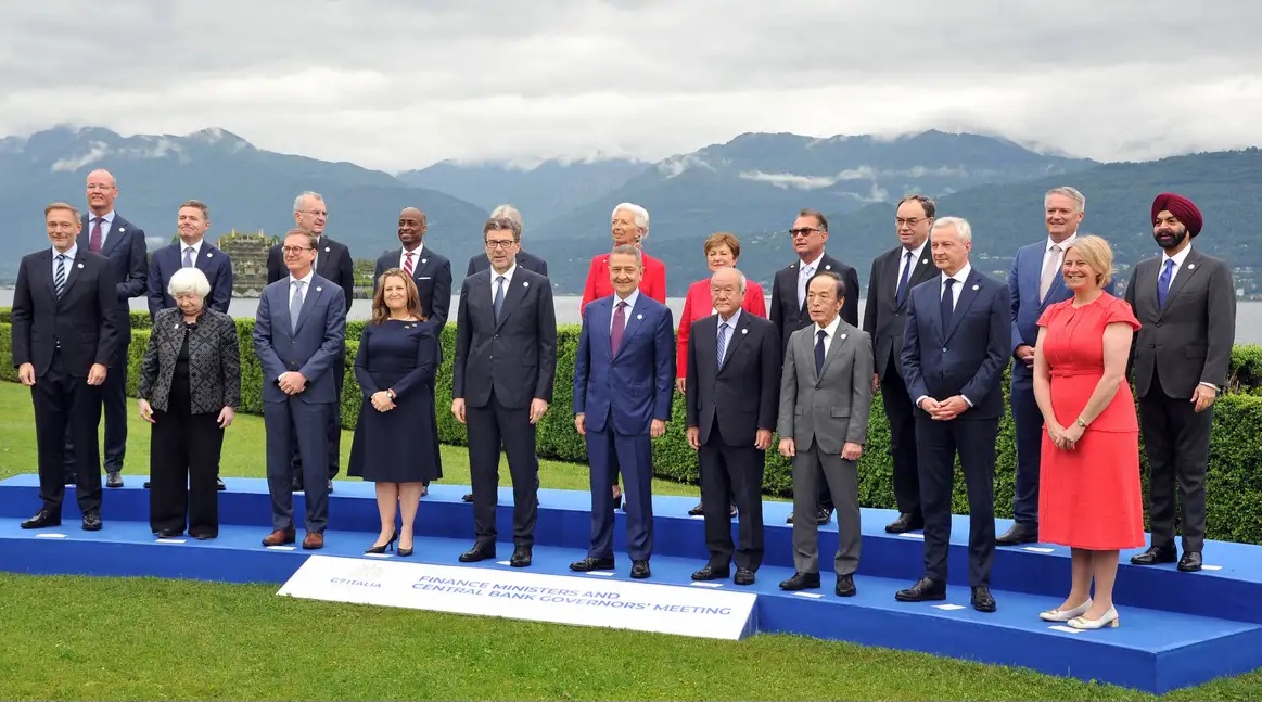 G7 Finance Ministers Discuss Using Frozen Russian Assets to Aid Ukraine 1 G7