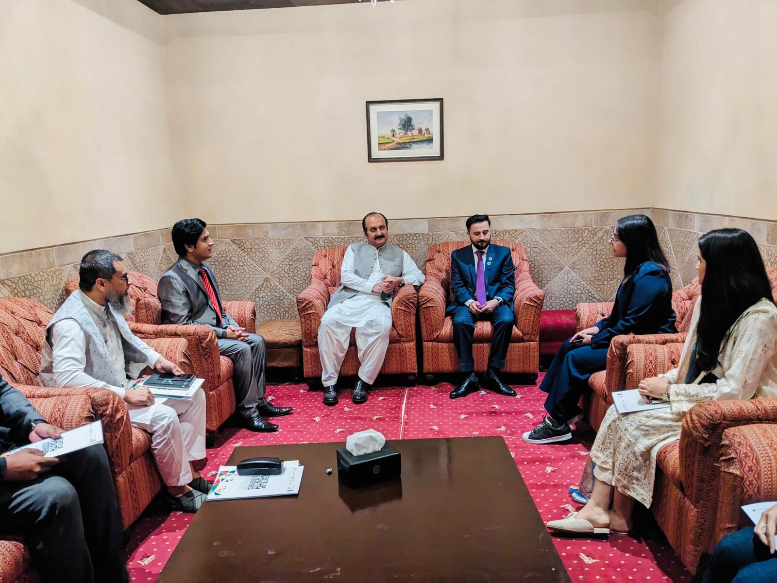 Pakistan Climate Youth Leaders Forge Path of Progress in High-Level Meeting with Chairman PM’s Youth Programme 2 Pakistan Climate Youth Leaders