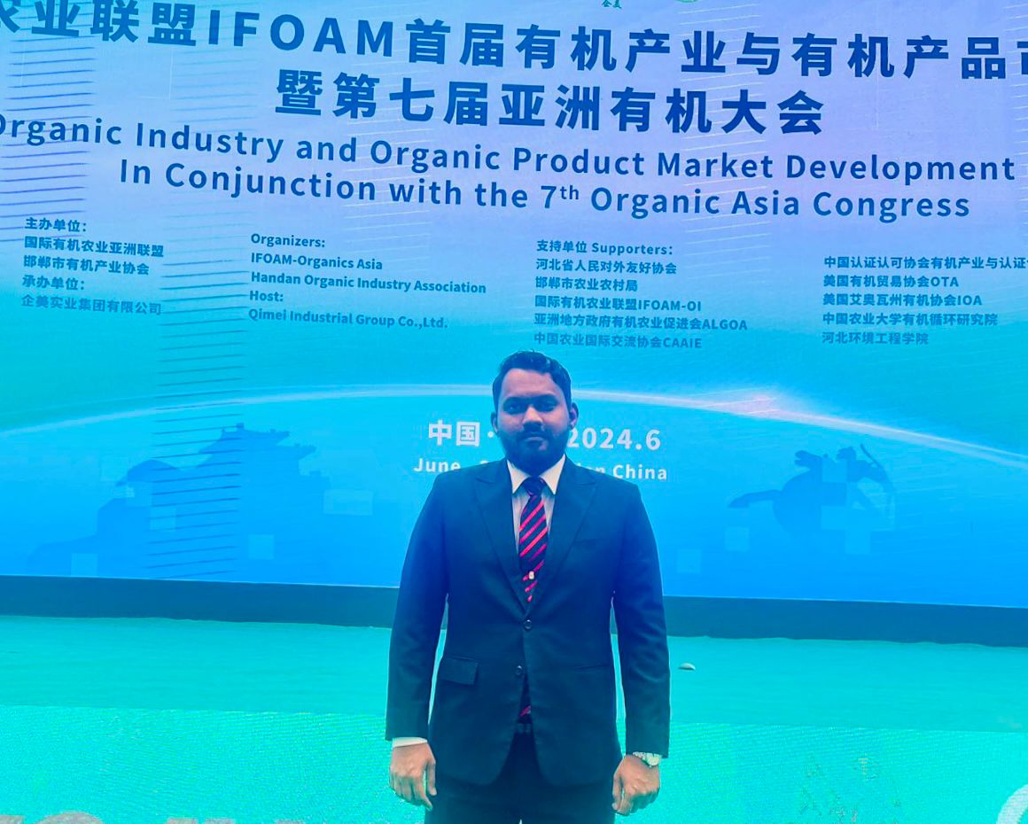 Hoodh Ibrahim, Director of BRISD joins IFOAM Conference and 7th Organic Asia Congress 1 Hoodh Ibrahim