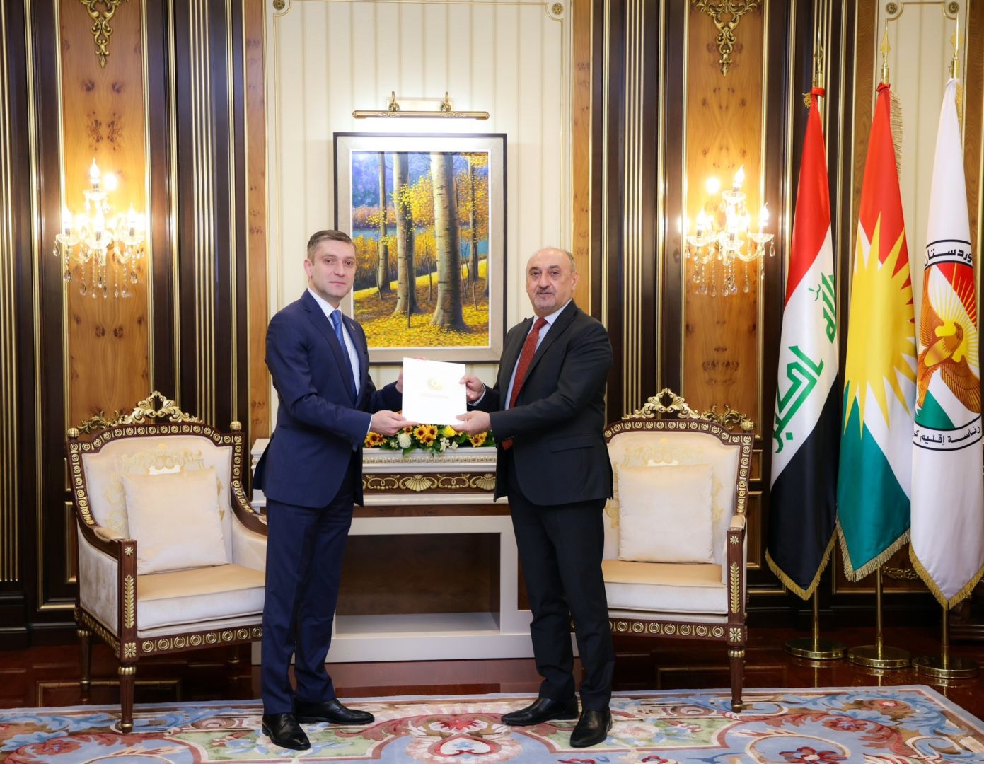 Azerbaijani Ambassador to Iraq Nasir Mammadov Engages in Key Meetings in Erbil 1 Nasir Mammadov