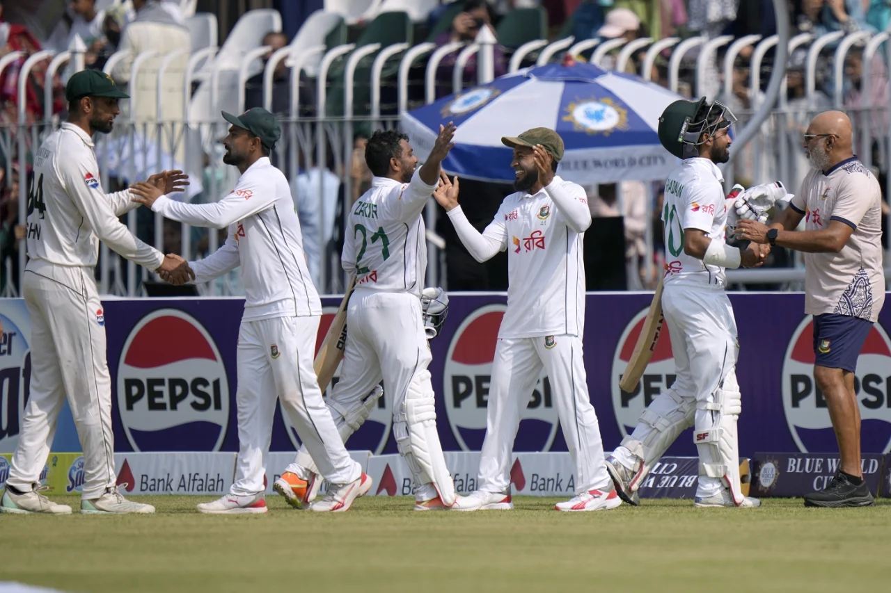 Bangladesh Secures Historic Test Victory Over Pakistan at Rawalpindi 1 Bangladesh
