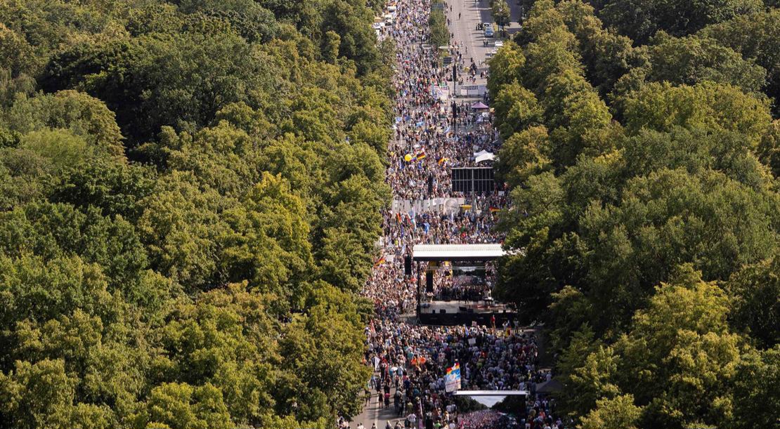 Thousands Join Demonstration in Berlin Organized by Lateral Thinking Movement 1 Berlin