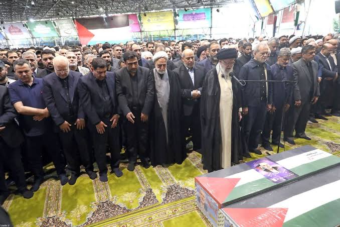 Khamenei Leads Funeral Prayer of Ismail Haniyeh in Tehran 1 Ismail Haniyeh
