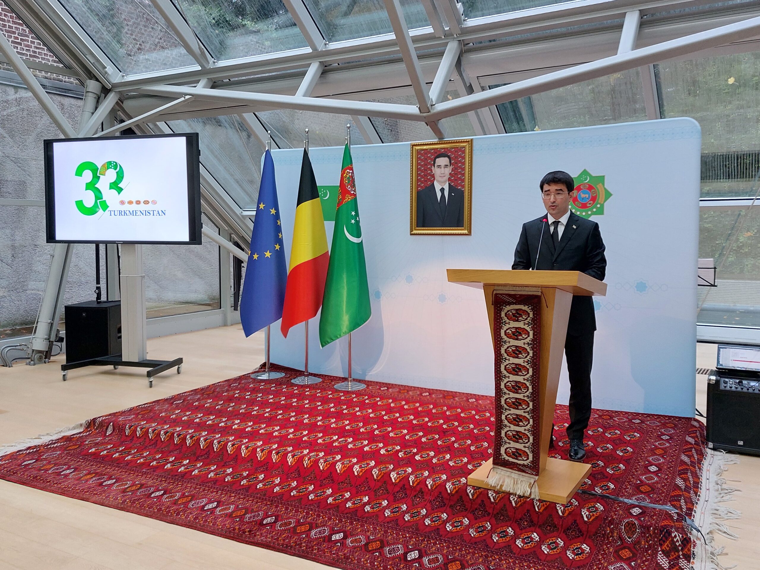 Turkmenistan Celebrates 33rd Independence Anniversary with Gala Reception in Belgium 8 Turkmenistan