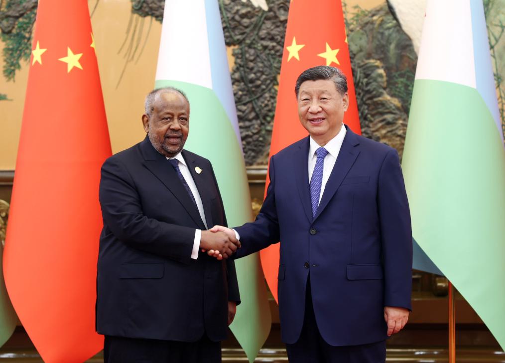 Chinese President Xi Jinping and Djiboutian President Ismail Omar Guelleh Elevate Bilateral Relations to Comprehensive Strategic Partnership 1 Ismail Omar