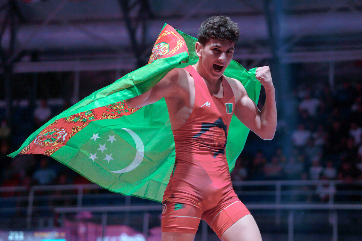 Turkmen Wrestler Alp Arslan Begendzhov Makes History as First U-20 World Freestyle Wrestling Champion 1 Turkmen Wrestler Alp Arslan Begendzhov Makes History as First U-20 World Freestyle Wrestling Champion