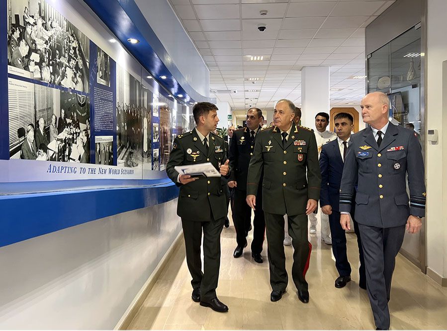 Chief of the General Staff of Azerbaijan Army Visits NATO Defense College in Rome 1 Chief of the General Staff of Azerbaijan Army Visits NATO Defense College in Rome