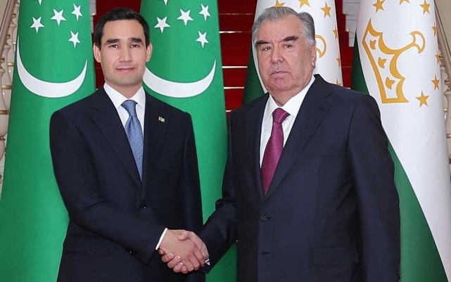 Emomali Rahmon Congratulates Turkmen President on His Birthday