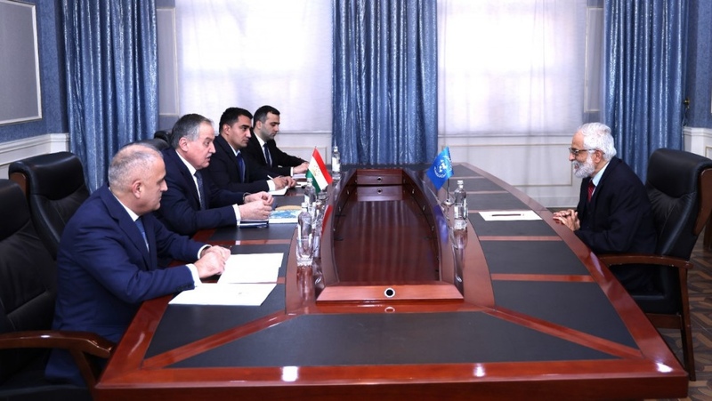 Tajikistan's Foreign Minister Meets UNDP Representative on Completion of Mission 3 UNDP