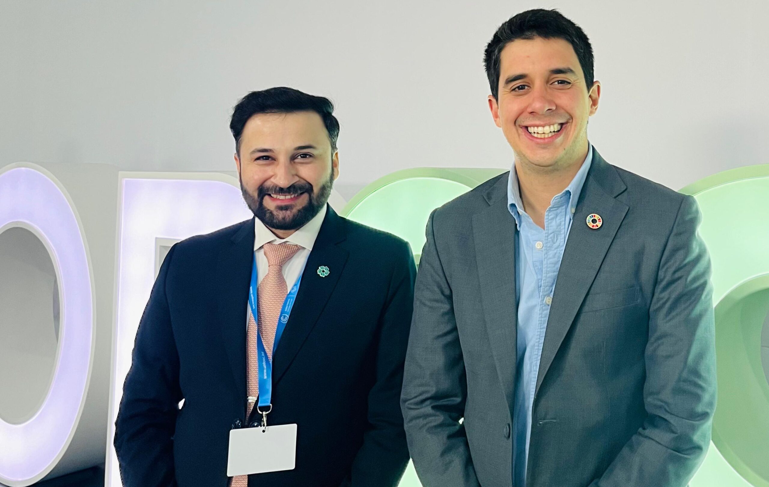 Qaiser Nawab Meets UN Youth Office Assistant Secretary-General Felipe Paullier at COP-29 7 Qaiser Nawab
