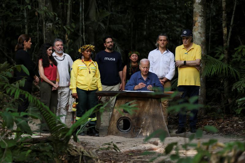 Biden Becomes First U.S. Leader to Visit Amazon Rainforest, Pledges $50 Million for Conservation 1 Biden