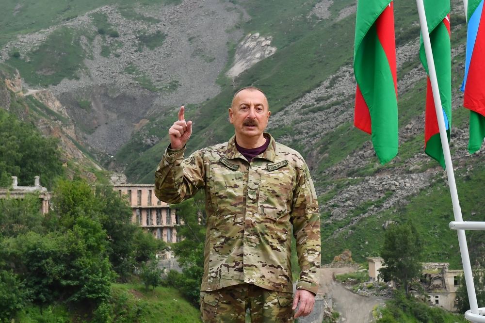 President Ilham Aliyev Marks Kalbajar City Day with Commemorative Post 1 Ilham