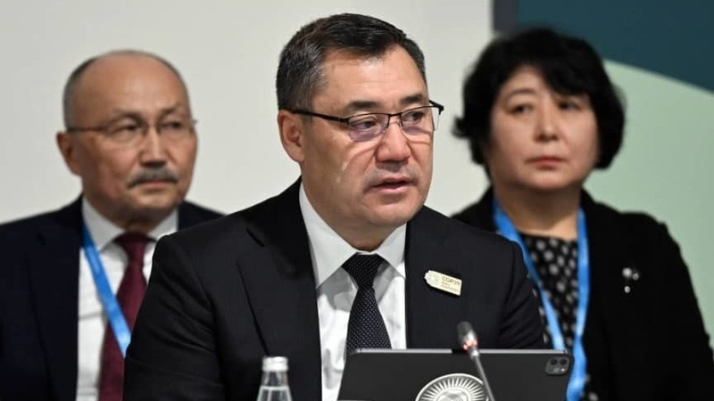 Kyrgyz President Japarov Emphasizes Climate Finance Reform at COP29 High-Level Meeting 1 Japarov