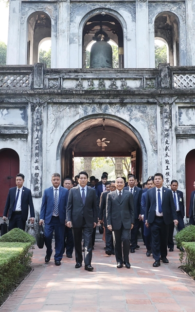 Cambodian King and Vietnamese President Highlight Cultural Ties During Temple of Literature Visit 1 King