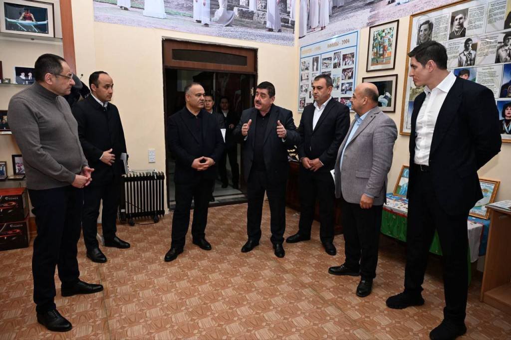 Uzbek Minister of Sports and National Olympic Committee Leadership Visit Samarkand Region 1 Minister of Sports