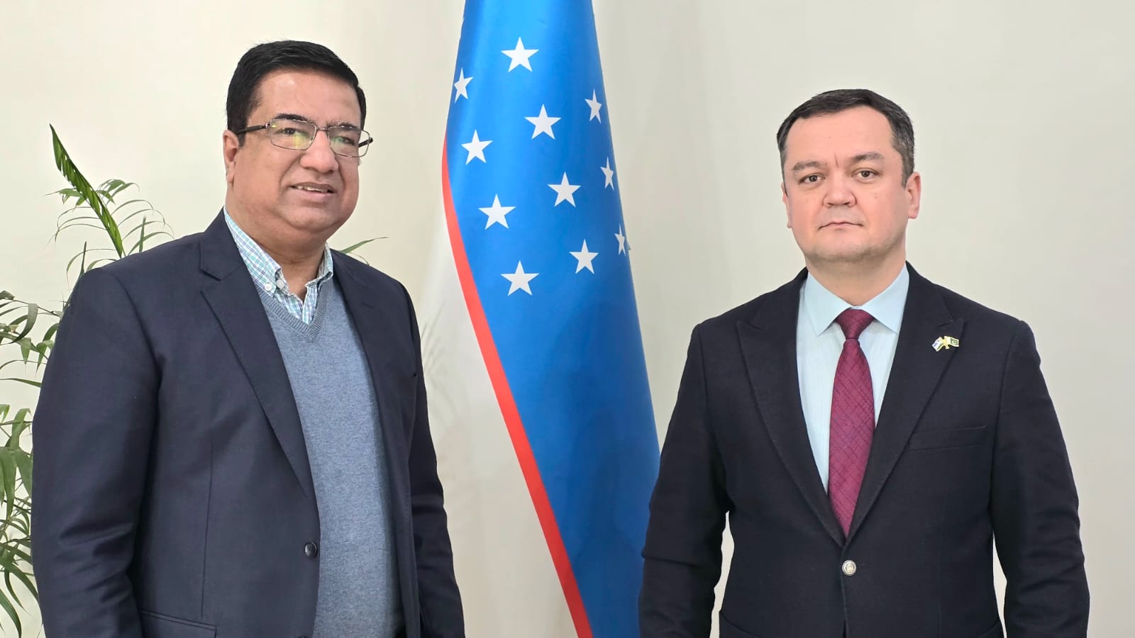 Mr. Khalid Taimur Akram meets with Ambassador of the Republic of Uzbekistan to Pakistan 10 Akram