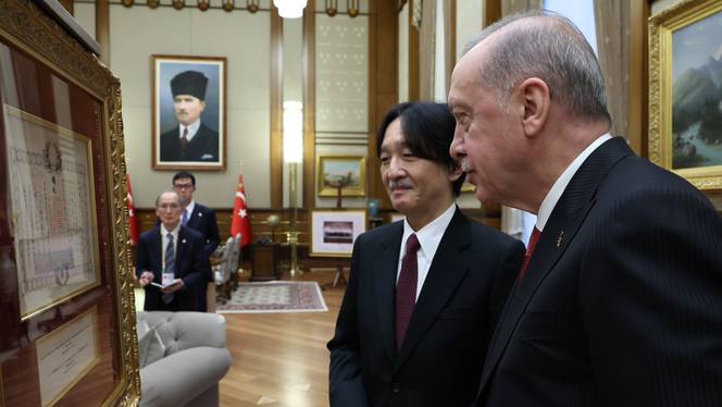 Erdogan Hosts Japan's Crown Prince Akishino to Mark 100 Years of Diplomatic Relations 1 Erdogan