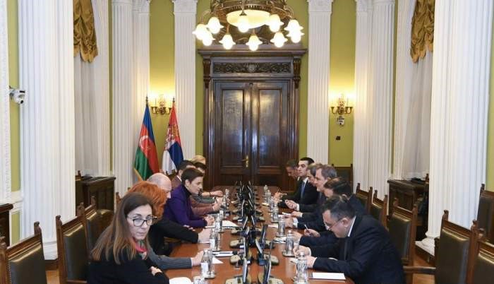 Azerbaijan’s FM Meets Serbian Parliament Speaker Ana Brnabić to Strengthen Strategic Ties 1 Brnabić