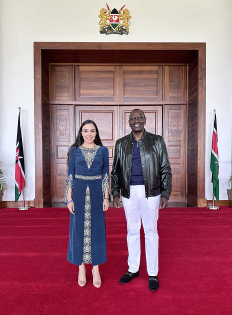 Leyla Aliyeva Meets Kenyan President to Strengthen Azerbaijan-Kenya Cooperation 1 Leyla